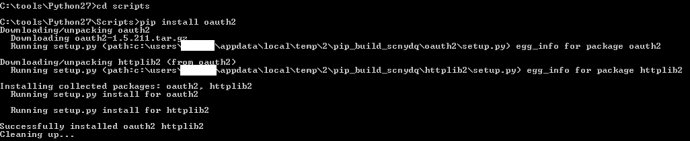 Python安装oauth2库