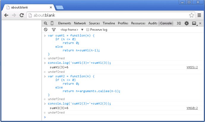 JavaScript: 函数的Arguments对象属性