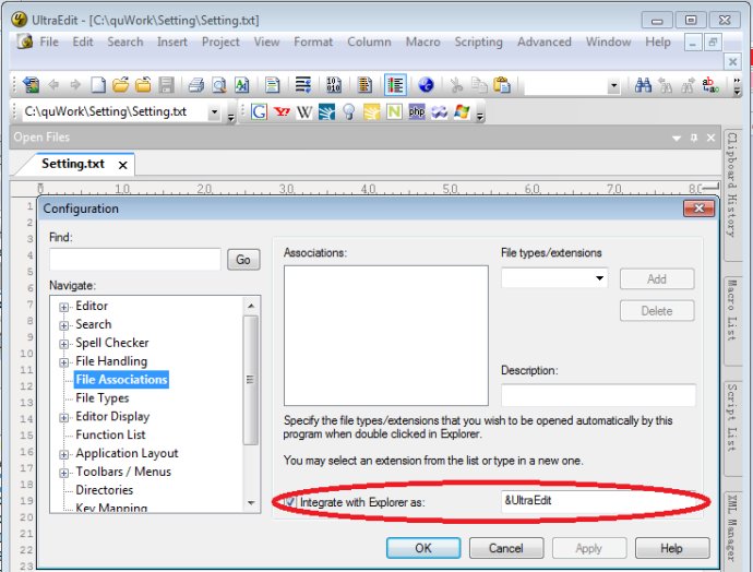 将Ultraedit集成到Windows文件资源管理器