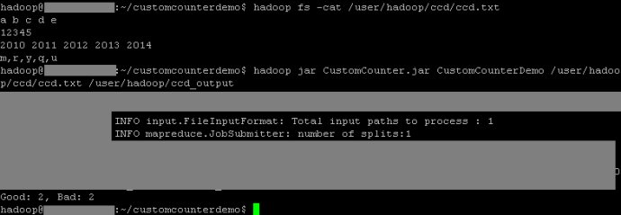 [Hadoop] MapReduce定制Counter实践