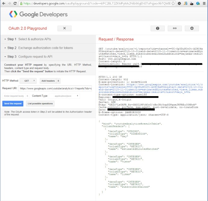 解决 “Access Not Configured. The API (YouTube Analytics API) is not enabled for your project.”