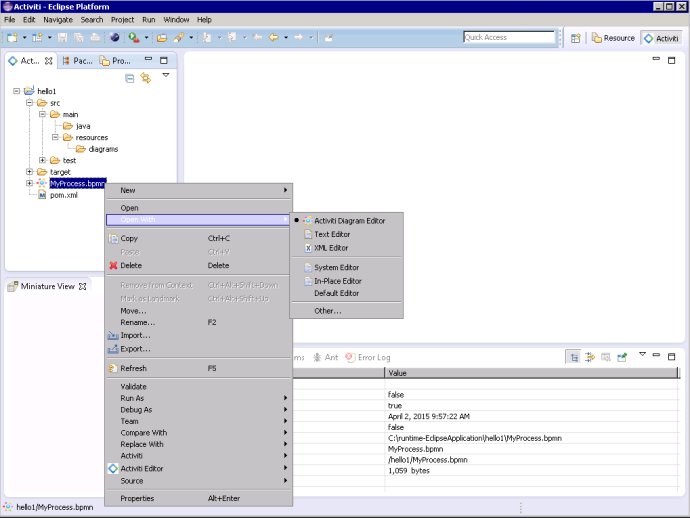 粗览基于Eclipse RCP架构的Activiti Designer实现(图文版)