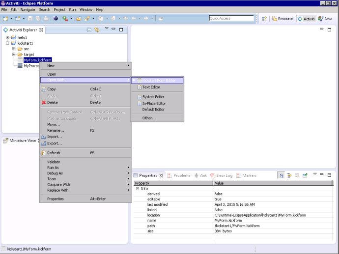 粗览基于Eclipse RCP架构的Activiti Designer实现(图文版)