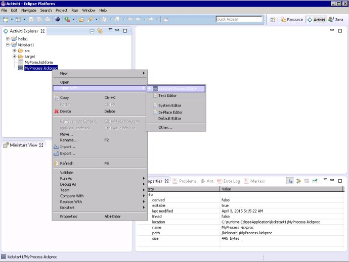 粗览基于Eclipse RCP架构的Activiti Designer实现(图文版)