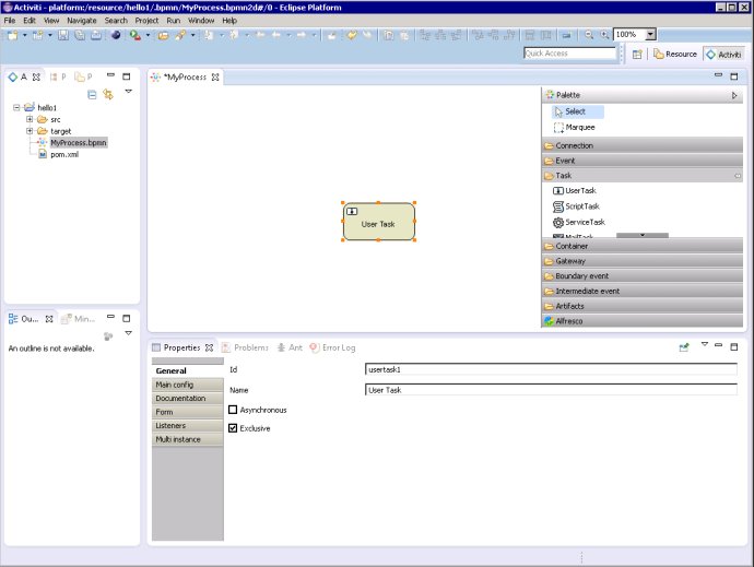 粗览基于Eclipse RCP架构的Activiti Designer实现(图文版)