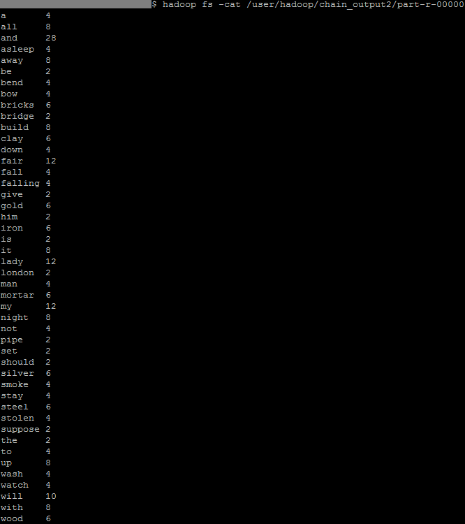 [Hadoop] 使用ChainMapper和ChainReducer运行MapReduce作业链