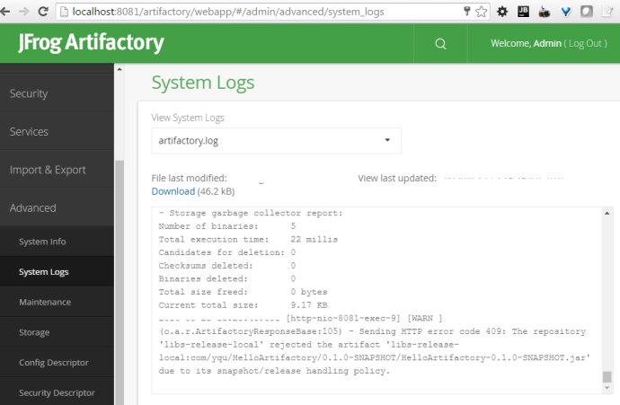 执行Gradle artifactoryPublish任务时碰到HTTP 409 Conflict错误