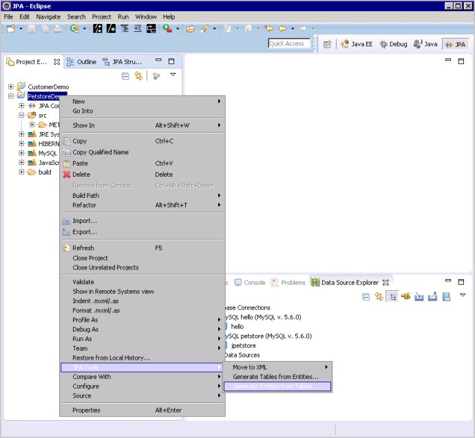 [Hibernate Tools] 通过数据库表生成JPA Entity类