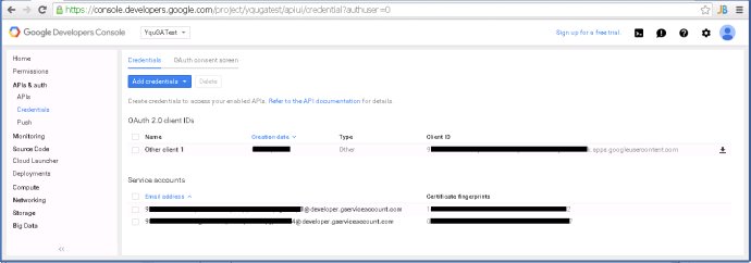 Service account mail domain