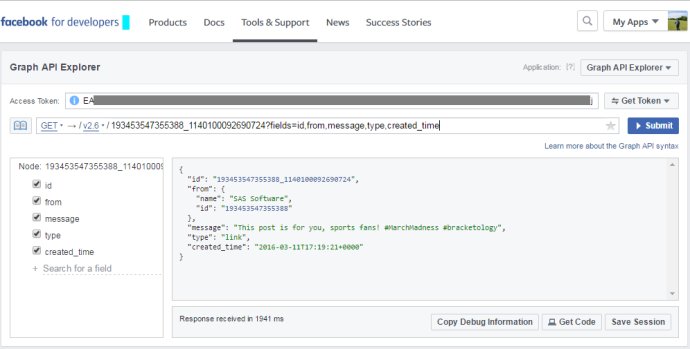 Get likes count using fields parameters in Facebook Graph API