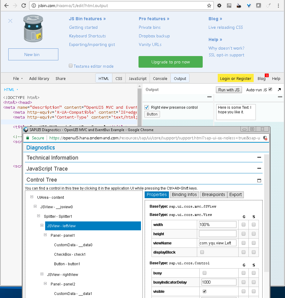 Openui5 Diagnostics