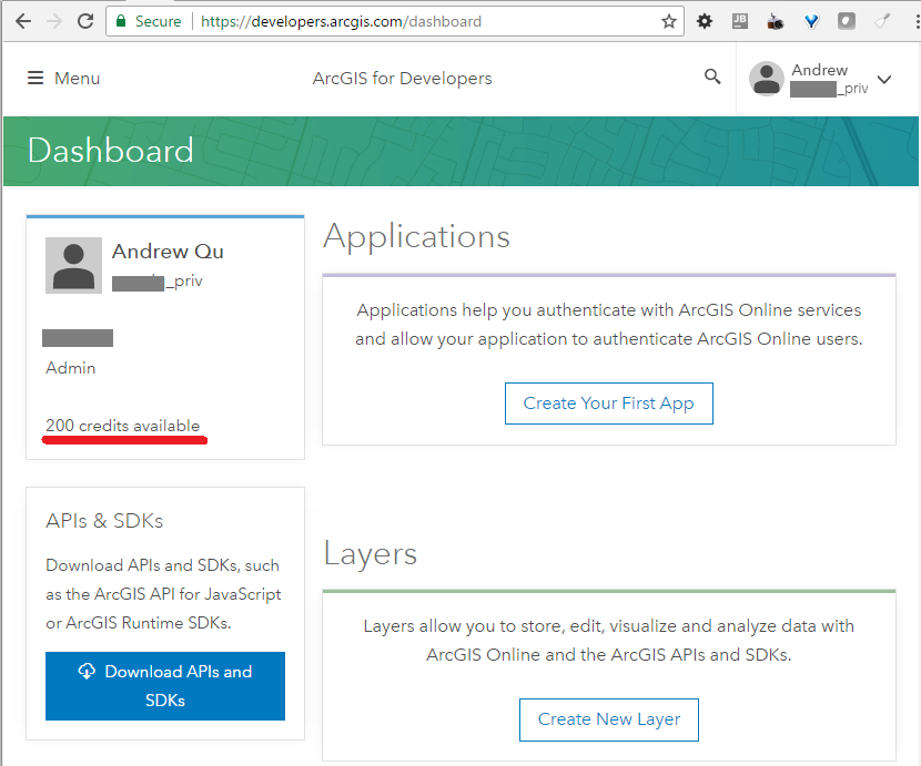 ArcGIS Dev Dashboard