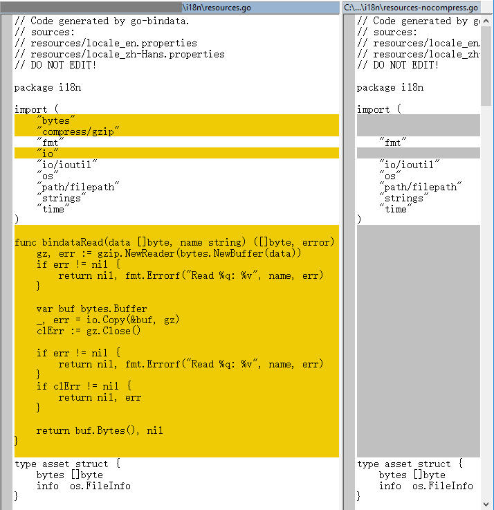 go-bindata compress opt