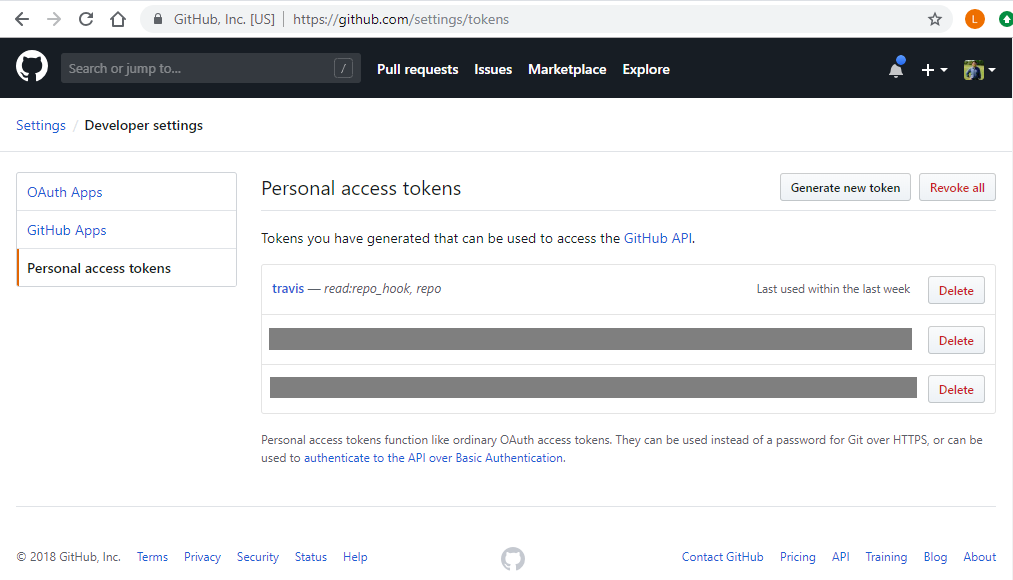 Generate GitHub Access Token